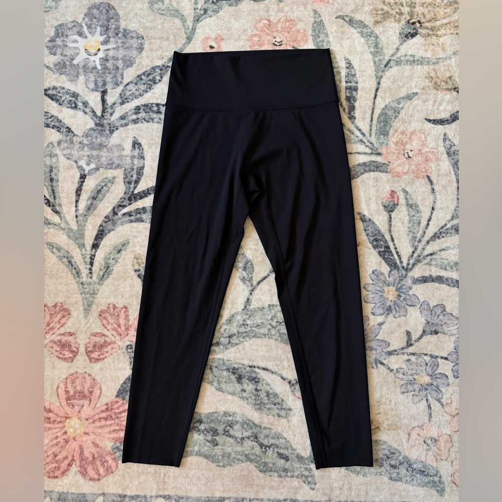 Offline by Aerie Black High-Waist 7/8 Length Seamless Leggings